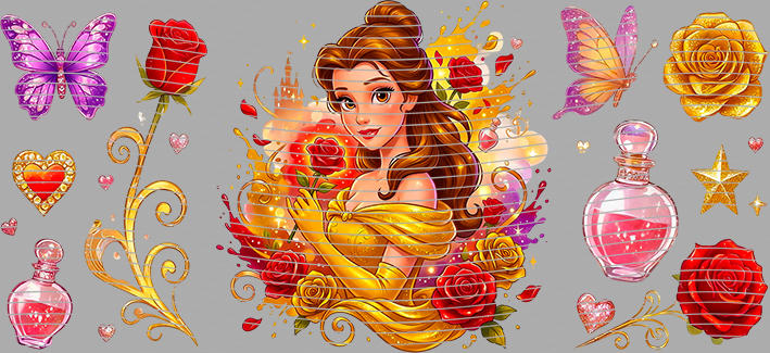 16oz Disney style-D-3111